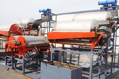 Quartz sand processing plant